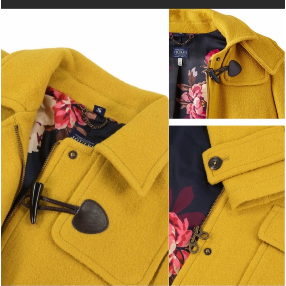 NWT joules Woolsdale Double-Faced Lined Duffle Coa - Picture 5 of 6